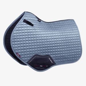 lemeiux ice blue small/medium saddle pad suede close contact